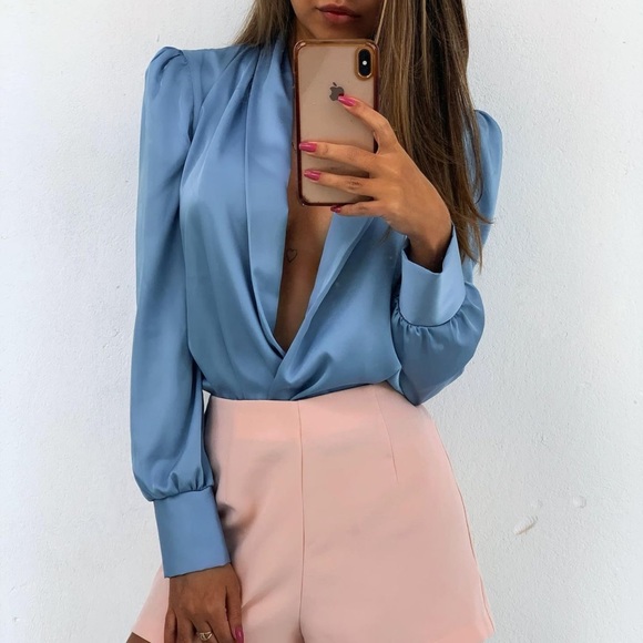 100% Silk Bodysuit - Picture 13 of 16